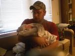 daddy holding hailey