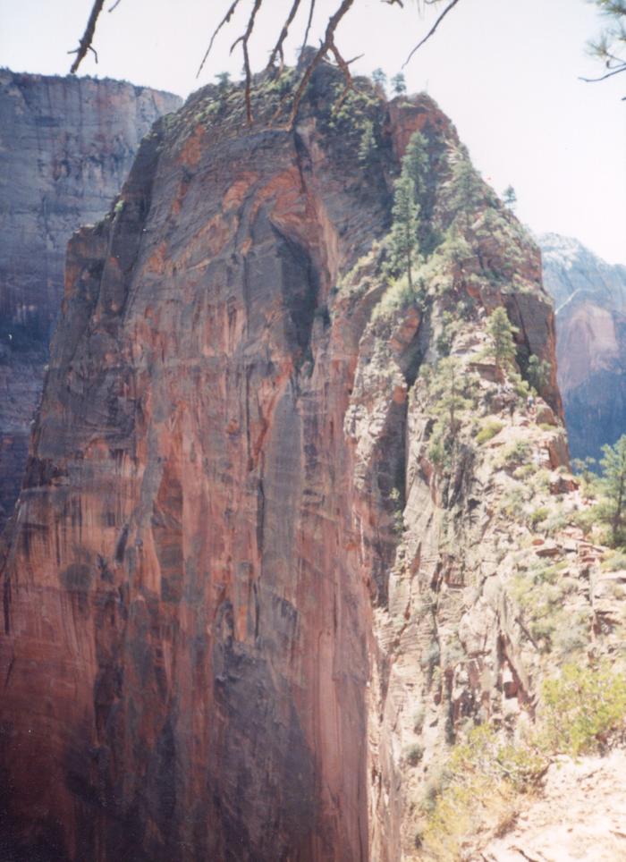 Final section of trail to Angel's Landing