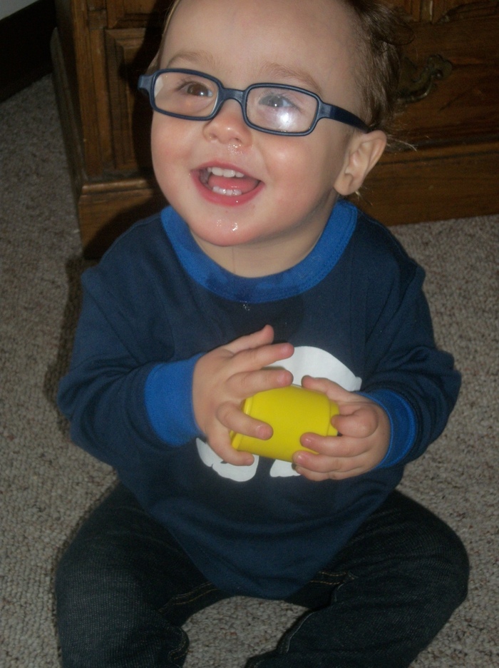 Jack with his new glasses 