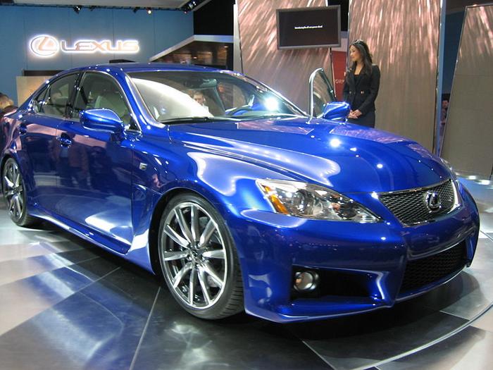 Blue Lexus... (one of my dream cars)...