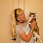 Halloween 2013 --Me as Alice with Mia as Dinah