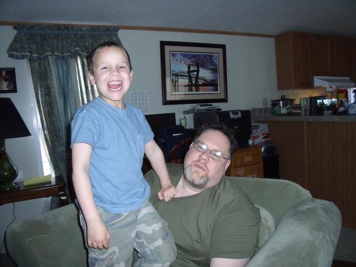 March 2009 - Roger with our oldest son Duncan