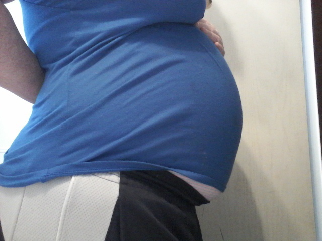 35 weeks pregnant with Joey Jr. 