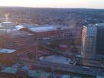 View from Bank of America Bld. (downtown providence) Providence Mall (2nd bld. on left)