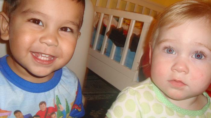 Jayden and his cousin Alayna
