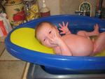 jeramiahs first bath
