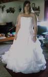 final dress fitting .. the picture isn't very good but it gives you an idea of my dress