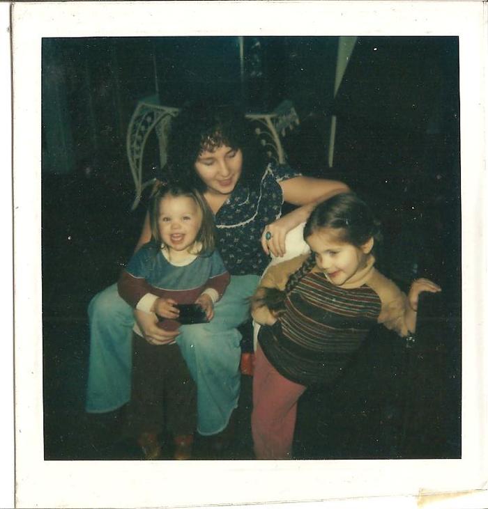 My sister with her 2 girls several years ago.  I wanted everyone to see how cute the girls are.