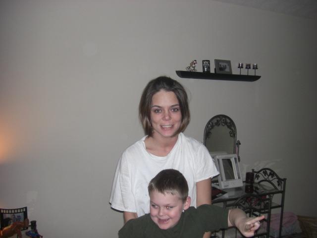 Robbie and Mommy. Maybe a year ago