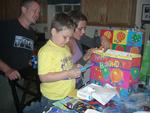 My grandson Robbie at his 7th birthday party