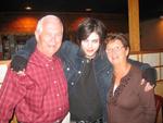 JUSTIN & HIS GRANDPARENTS ON HIS 22nd BIRTHDAY
