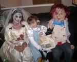 The kids at Halloween