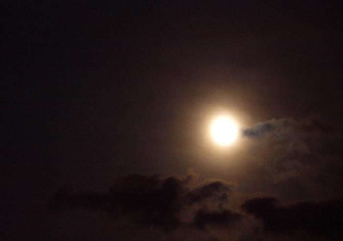 Another great moon shot by my Hubby (Halloween '09)