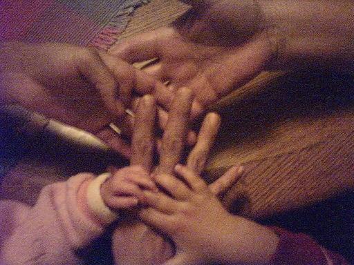  hands of 4 generations