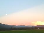 Moon Rise In Montana