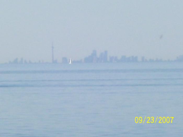 Toronto accross Lake Ontario