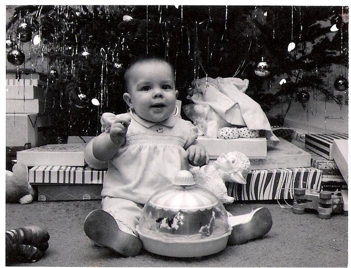 My 1st Christmas - 8 1/2 mos old
