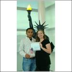 Me & Elmer with his new citizenship certificate