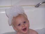 First real bubble bath