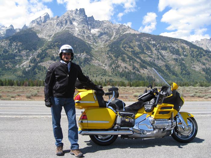 My Goldwing at Teton National Park in August 09