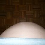 Belly From My View @ 23 Weeks.... WOAH!!