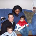 Son, DIL, grandson Lucas and granddaughter, Addison; Christmas 2009