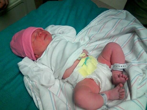 Newborn baby Alana