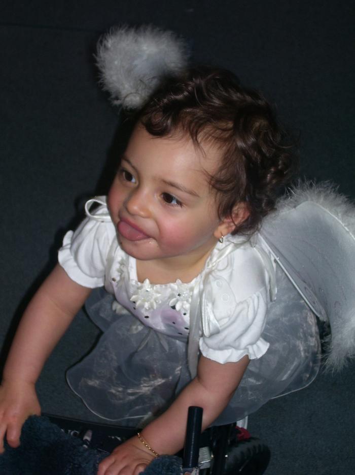 Lucia as an angel