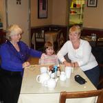 Doreen and me on the right,Doreens Grandaughter Erin...Out for Lunch..