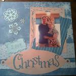 Another scrapbook page I did of me and DH at Christmas