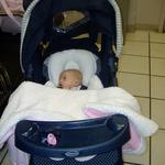 First time in her stroller!