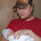 Daddy's first time holding Vince
