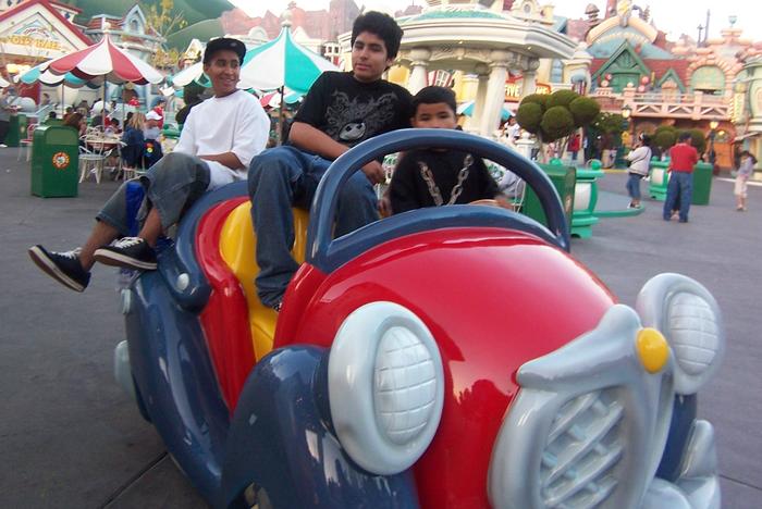 My boys in Disneyland