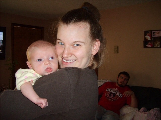 Mommy and Addy! (7 weeks)