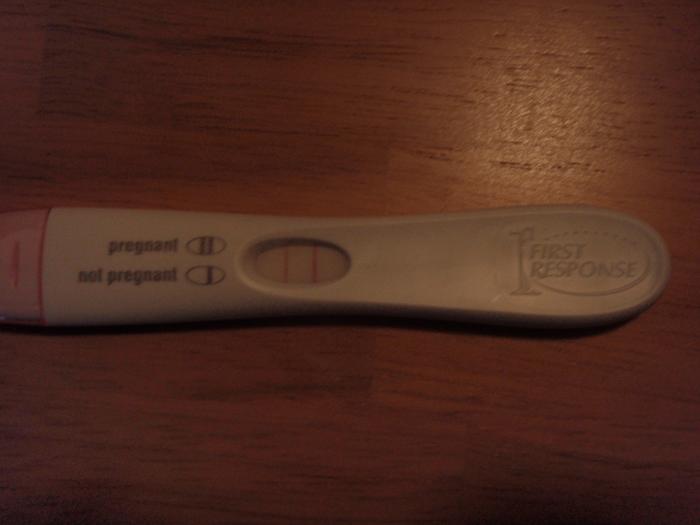 Totally positive pregnancy test :)