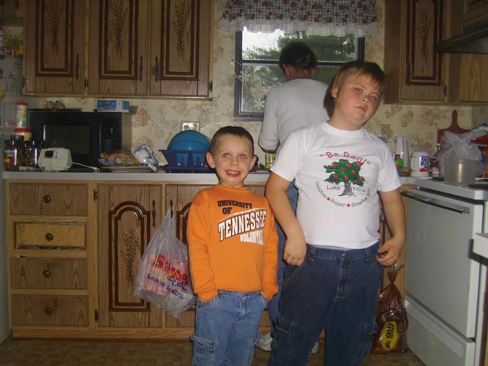 my little brother and our cousin cody