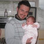 with her daddy x