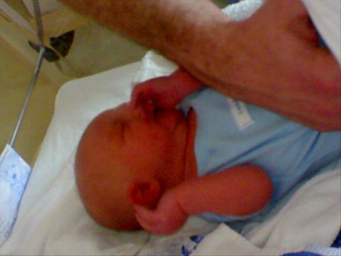 Junior Jay Newborn Being Changed For The 1st Time From His Daddy My Son Jason
