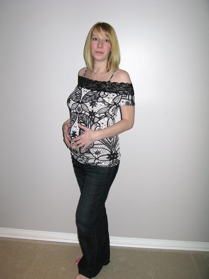 This was 1 week ago, 2 days shy of 27 weeks :)