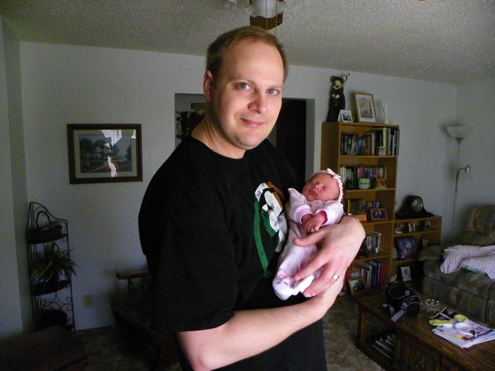 Daddy and Honora - 4/3/10