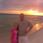 me and my little Angel at sunset yesterday