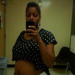 5 months 6 days belly pic in the bathroom at work. LOL   