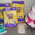 diapers/wipes we got