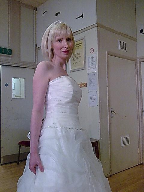 Modelling another wedding dress