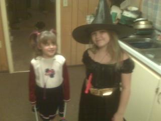 Then girls on Halloween