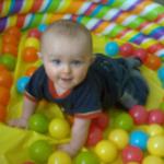 Junior Jay 7mths Playing In His Ball Pool