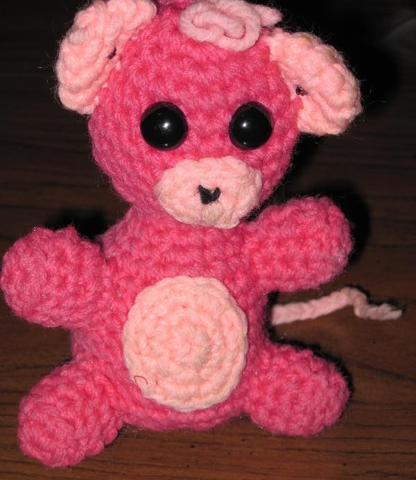 A bear I made up on the fly for my niece