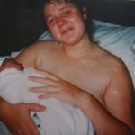 my middle daughter- a waterbirth 2001