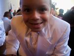 My 7yr old being silly in church