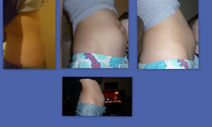 First pic 4wks, next two 6 weeks, bottom one 7wks